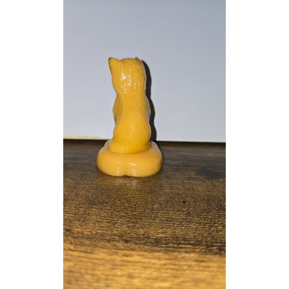 Boyd Glass Miss Cotton on Pillow vintage cat Apricot - Picture 3 of 5